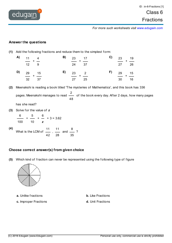 Fractions